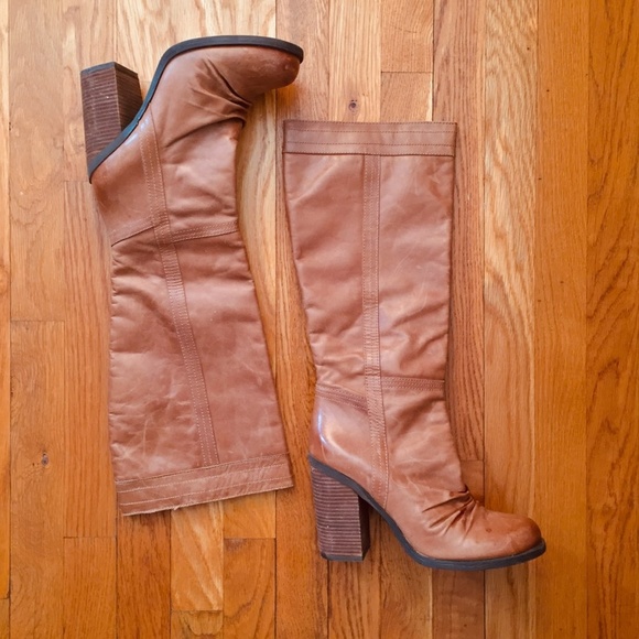 Jessica Simpson Shoes - Jessica Simpson Tustiny Tan Lima Knee High Boots